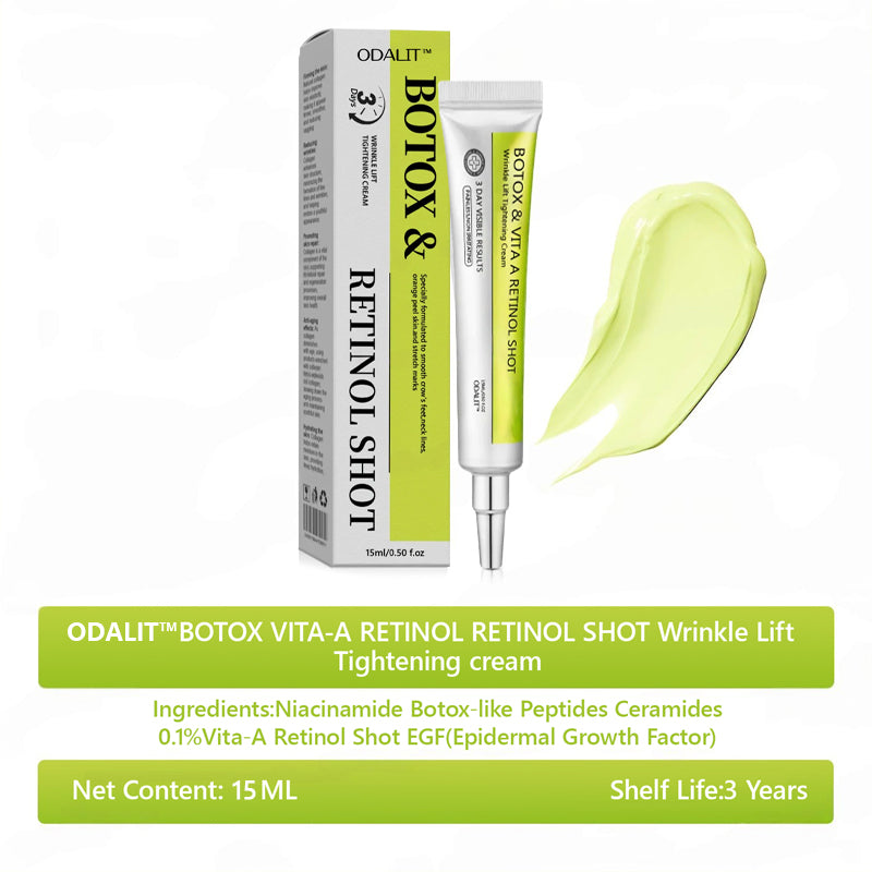 [🔥Last Day 51% OFF] ODALIT™ Botox & Retinol Shot - Eraser for Deep Wrinkles, Sagging Jowls & Puffy Eyes