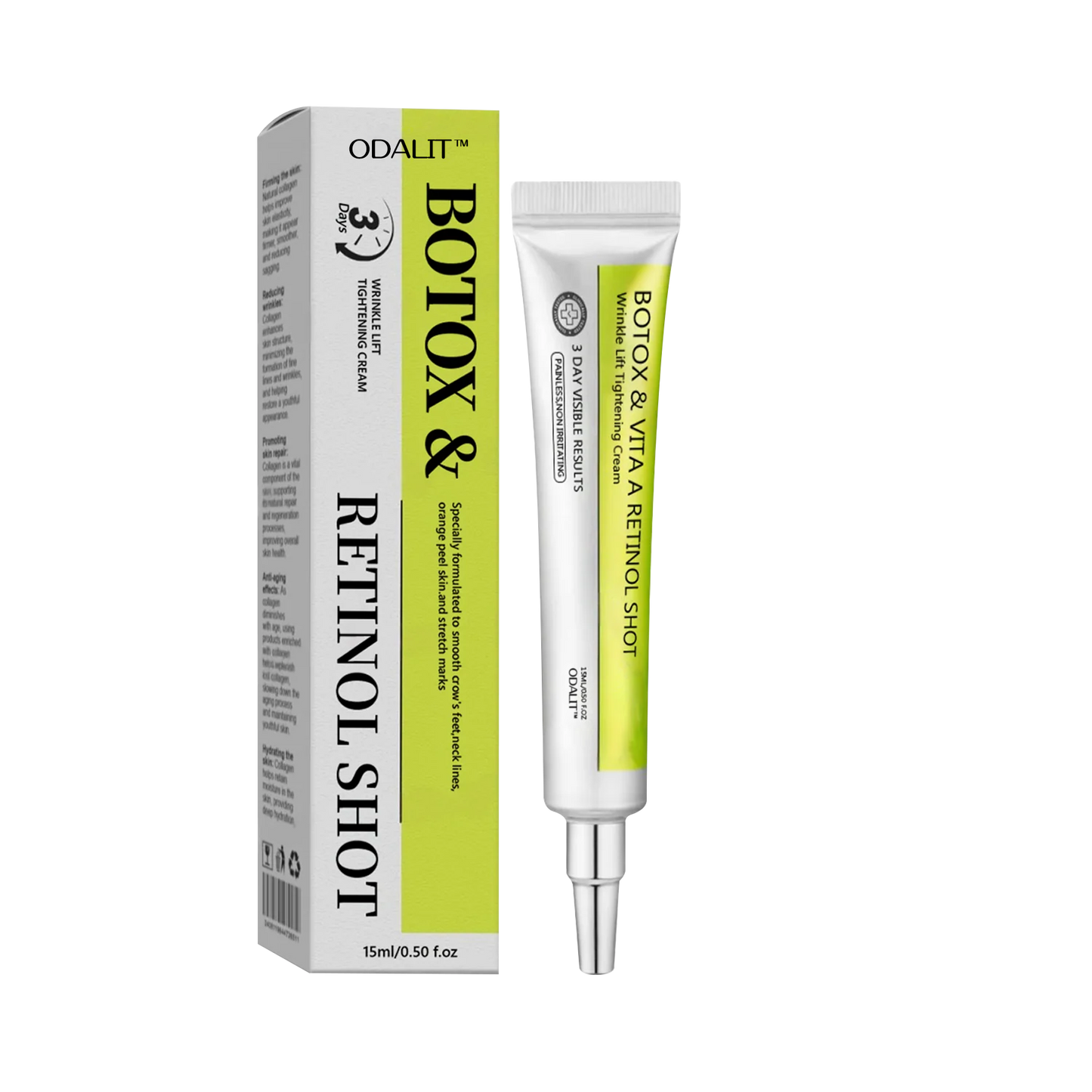 [🔥Last Day 51% OFF] ODALIT™ Botox & Retinol Shot - Eraser for Deep Wrinkles, Sagging Jowls & Puffy Eyes