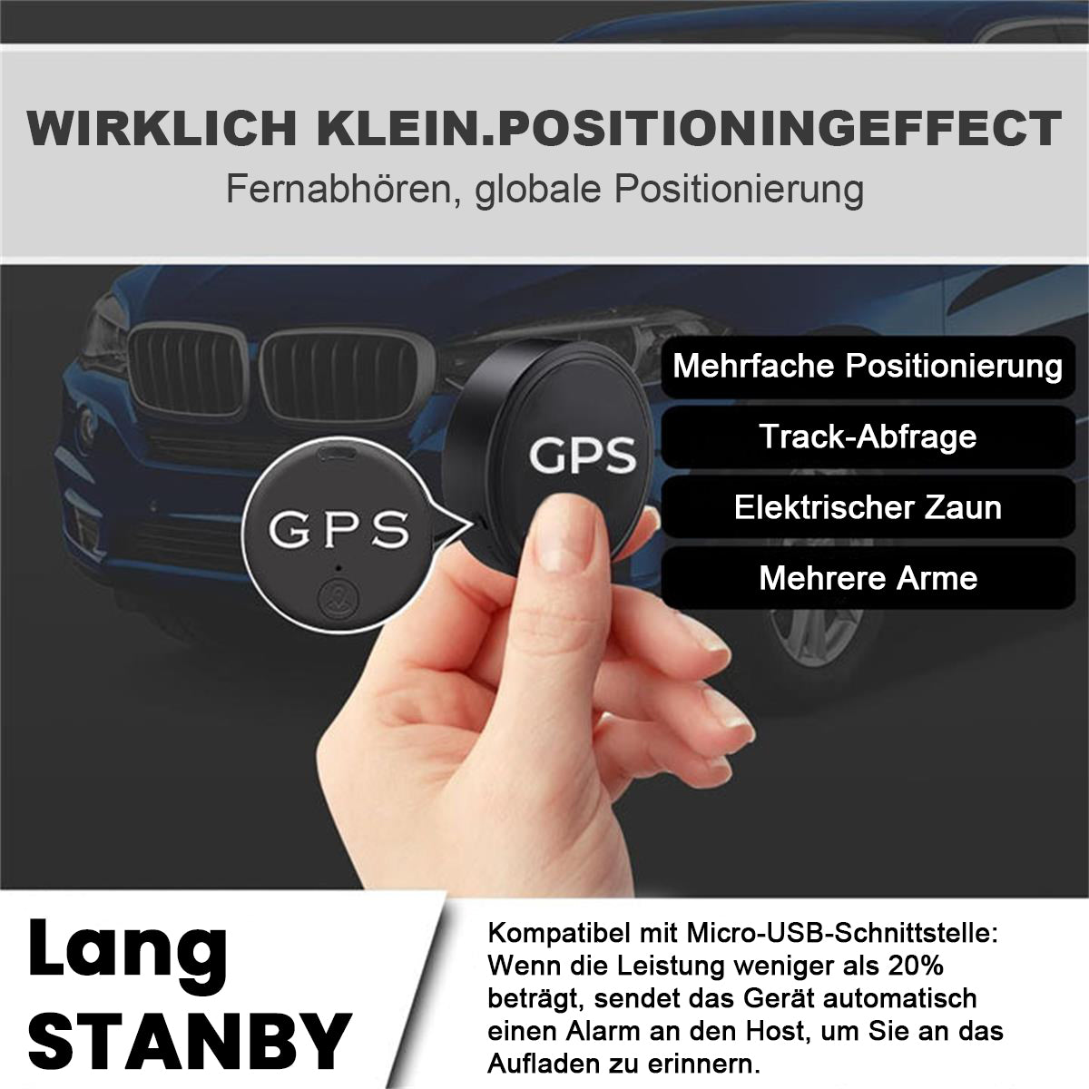 Seurico™ PROMAX EasyFind Mini magnetischer GPS-Tracker 📌 📌