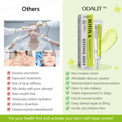 [🔥Last Day 51% OFF] ODALIT™ Botox & Retinol Shot - Eraser for Deep Wrinkles, Sagging Jowls & Puffy Eyes