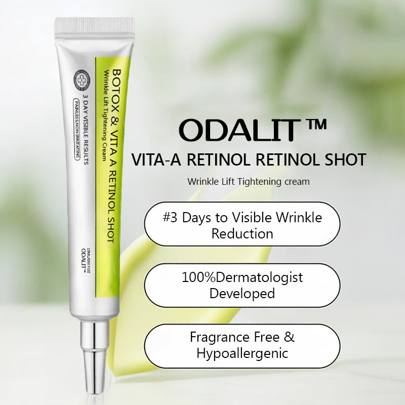 [🔥Last Day 51% OFF] ODALIT™ Botox & Retinol Shot - Eraser for Deep Wrinkles, Sagging Jowls & Puffy Eyes