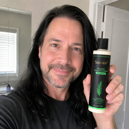 Customer review photo with Seurico shampoo