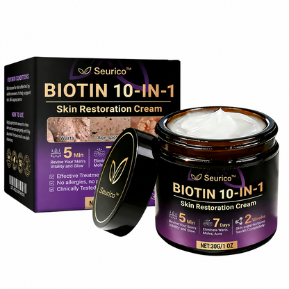 ✨ Seurico™ 10-in-1 Biotin Skin Restoration Cream | Made in USA 🇺🇸