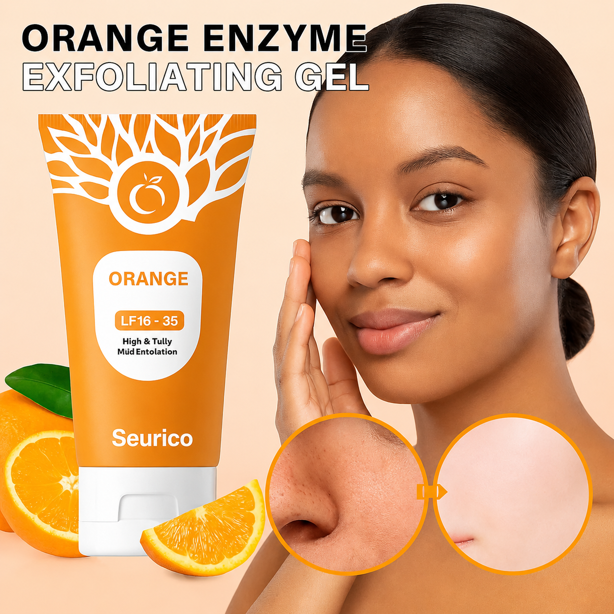✨ Instant Orange Peeling Gel | Melt Away Dead Skin & Get Glowing Skin in Seconds