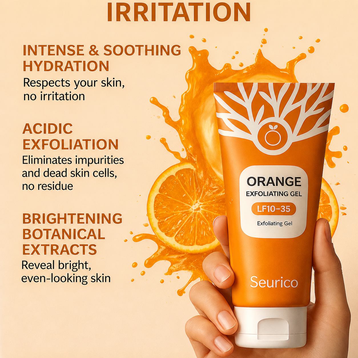 ✨ Instant Orange Peeling Gel | Melt Away Dead Skin & Get Glowing Skin in Seconds