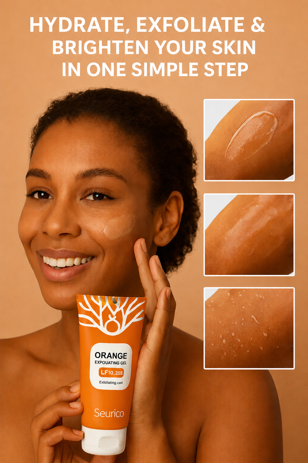✨ Instant Orange Peeling Gel | Melt Away Dead Skin & Get Glowing Skin in Seconds