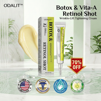 [🔥Last Day 51% OFF] ODALIT™ Botox & Retinol Shot - Eraser for Deep Wrinkles, Sagging Jowls & Puffy Eyes